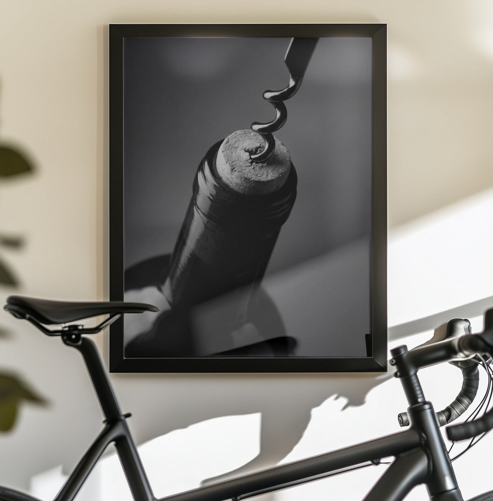 Wine Bottle Opening - Poster / Art Print - interiör