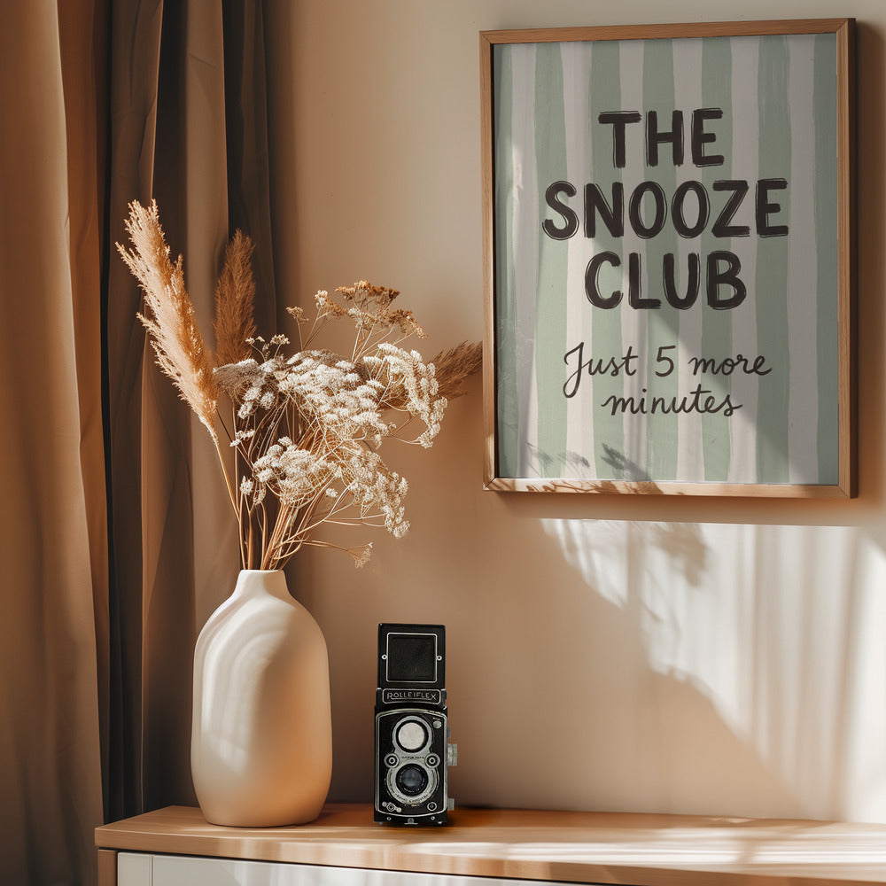 The Snooze Club - Poster / Art Print - interiör