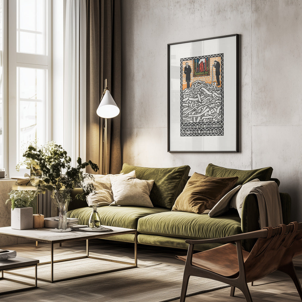 Editor's Conservation With a Statesman - Poster / Art Print - interiör