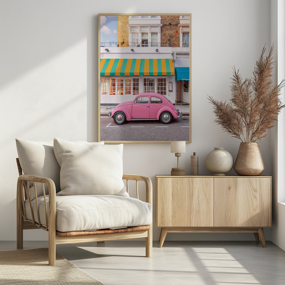 Pink Ride - Poster / Art Print - interiör
