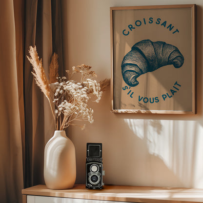 Croissant - Poster / Art Print - interiör