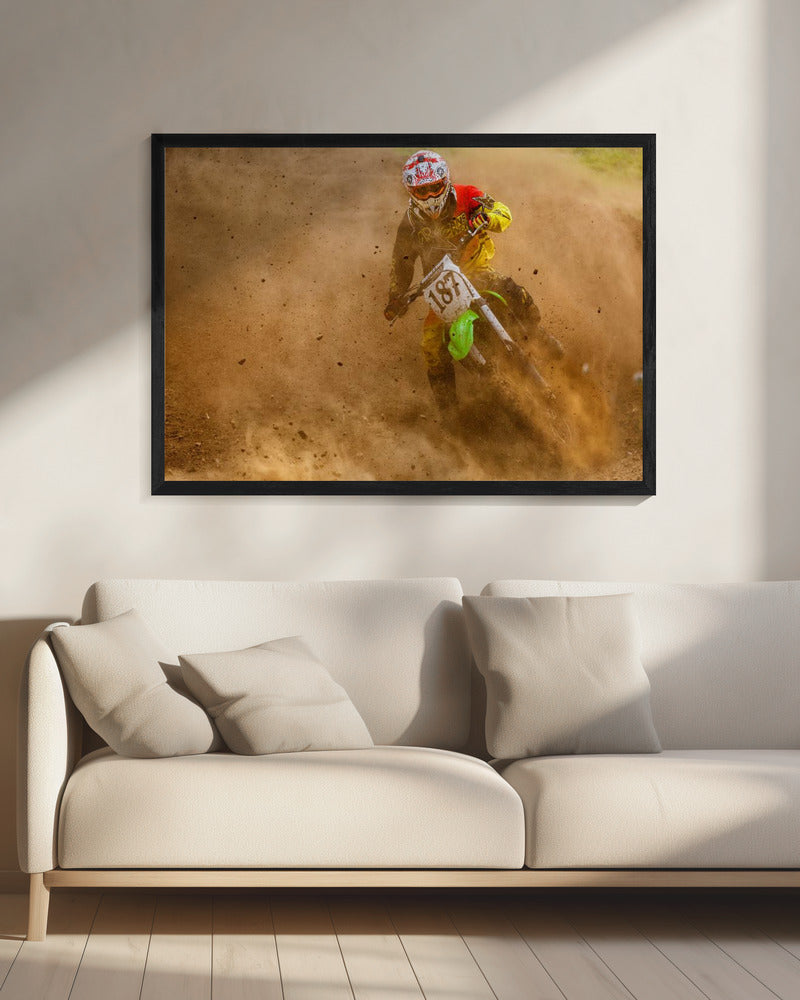 biker - Poster / Art Print - interiör