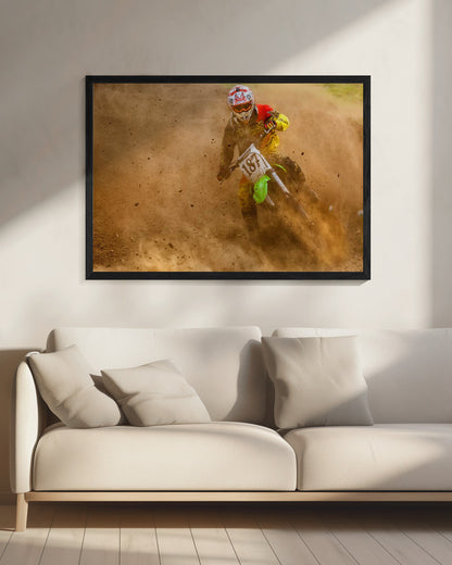 biker - Poster / Art Print - interiör