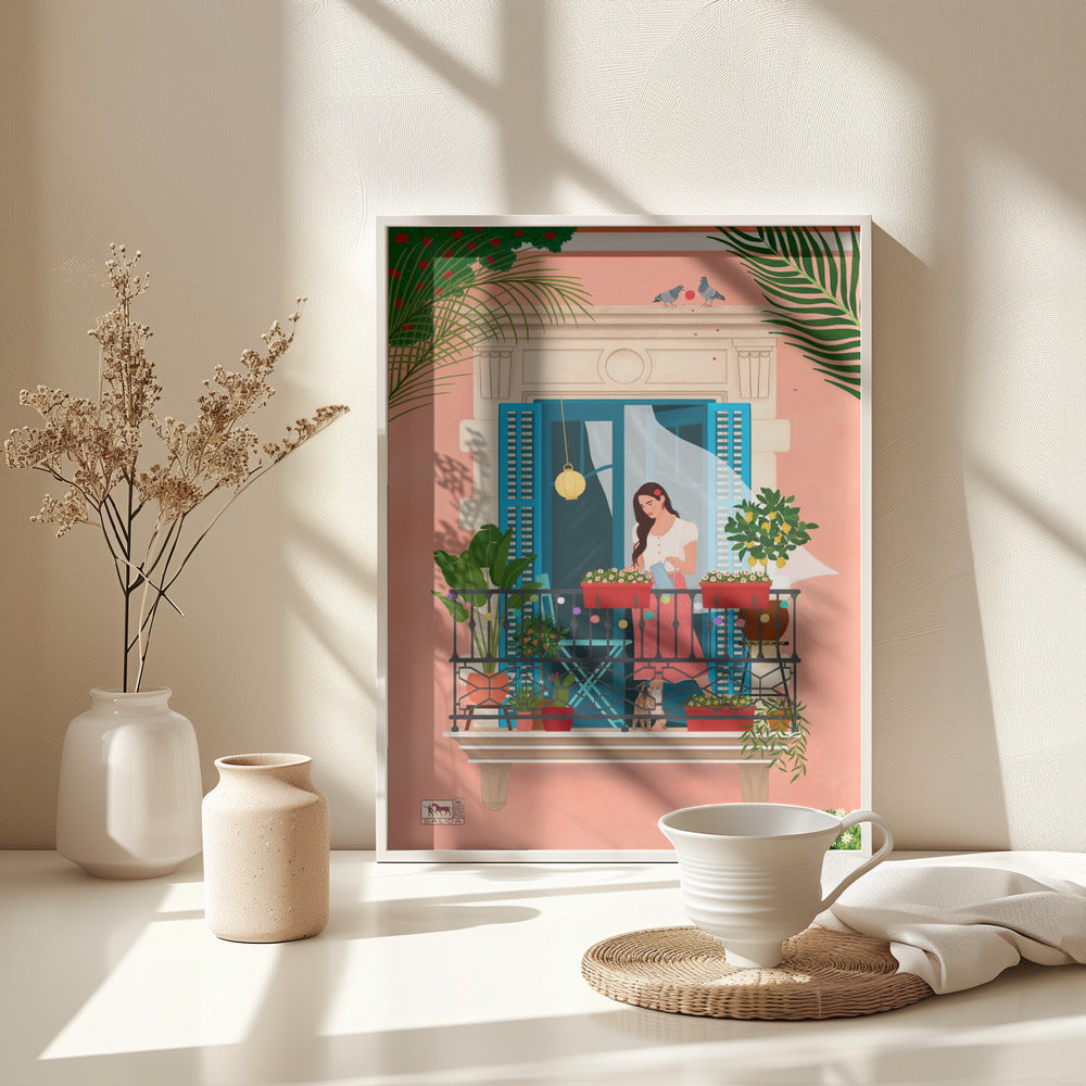 Barcelona - Poster / Art Print - interiör