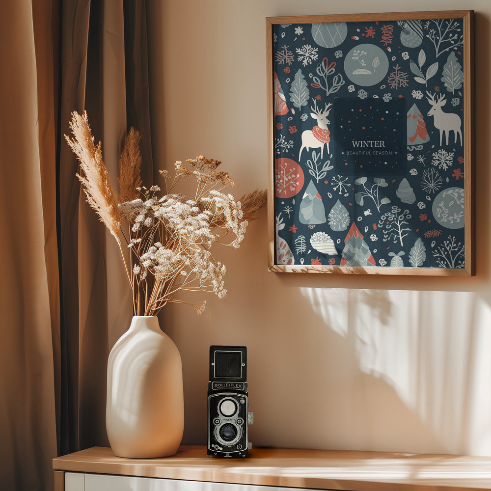 Winter Beautiful Season - Poster / Art Print - interiör