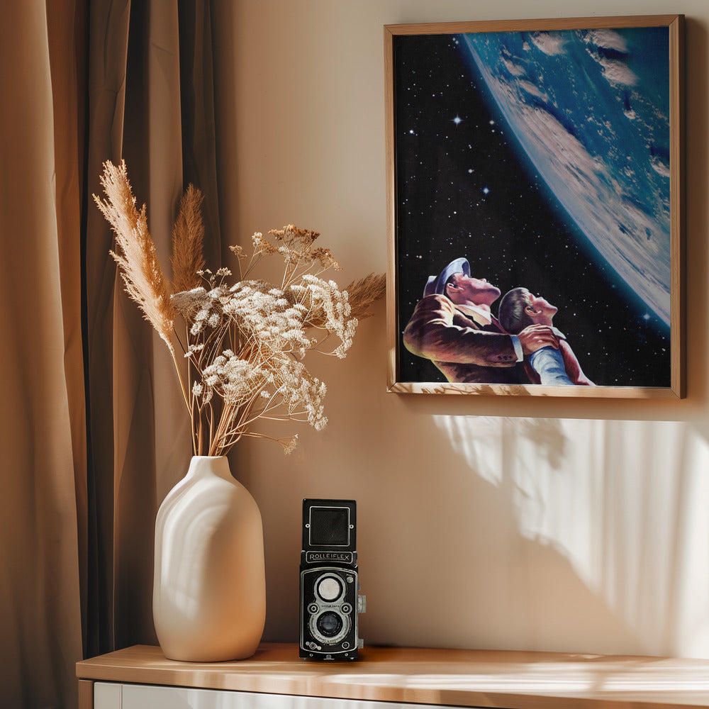 Father and Son - Poster / Art Print - interiör