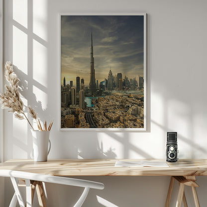 Downtown sunset view - Poster / Art Print - interiör