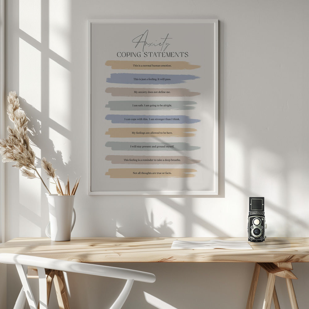 Anxietycope - Poster / Art Print - interiör