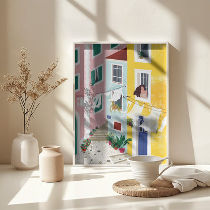 Chillin - Poster / Art Print - interiör