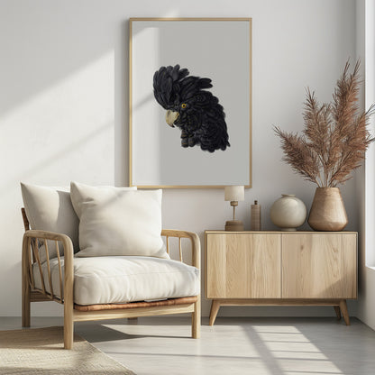 Head of a Cockatoo - Poster / Art Print - interiör