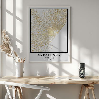 1 Maps 11 - Poster / Art Print - interiör