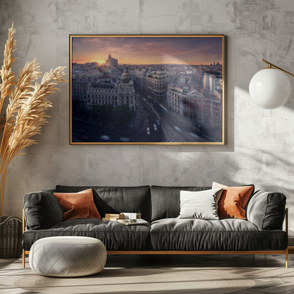 Madrid city - Poster / Art Print - interiör