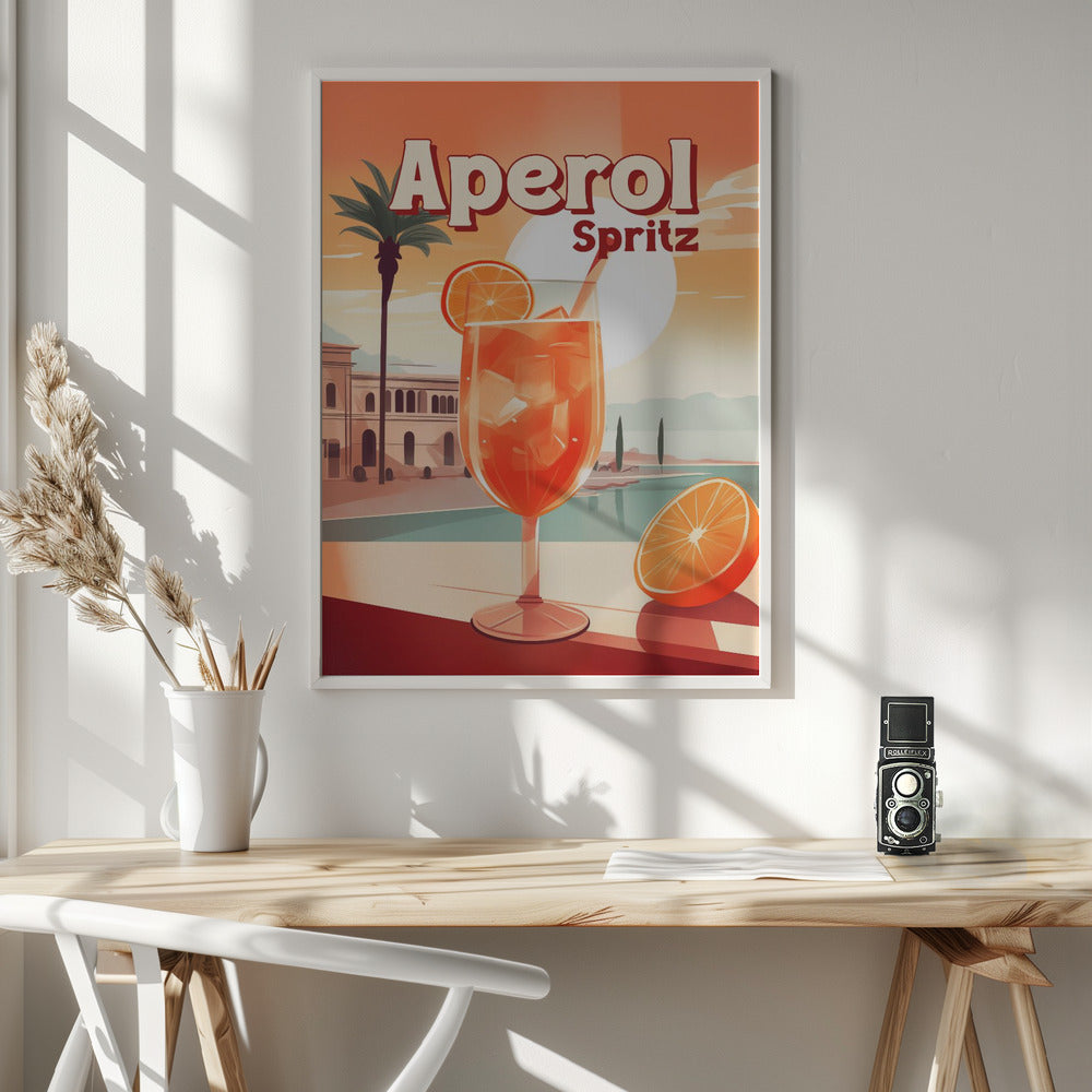 Aperol Spritz Tropical - Poster / Art Print - interiör