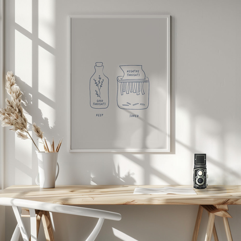 Keepgoodshrednegative - Poster / Art Print - interiör