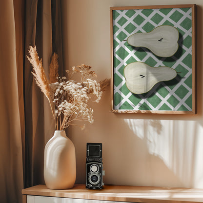 Pears - Poster / Art Print - interiör