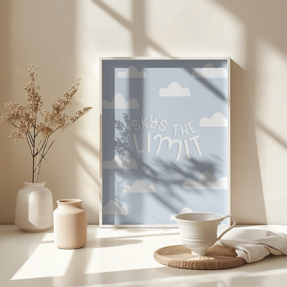 Skys the Limit - Poster / Art Print - interiör