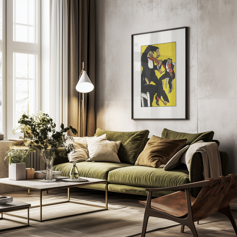 Between 3 and 4 In the Morning! - Poster / Art Print - interiör
