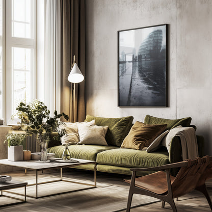 Misty hall - Poster / Art Print - interiör