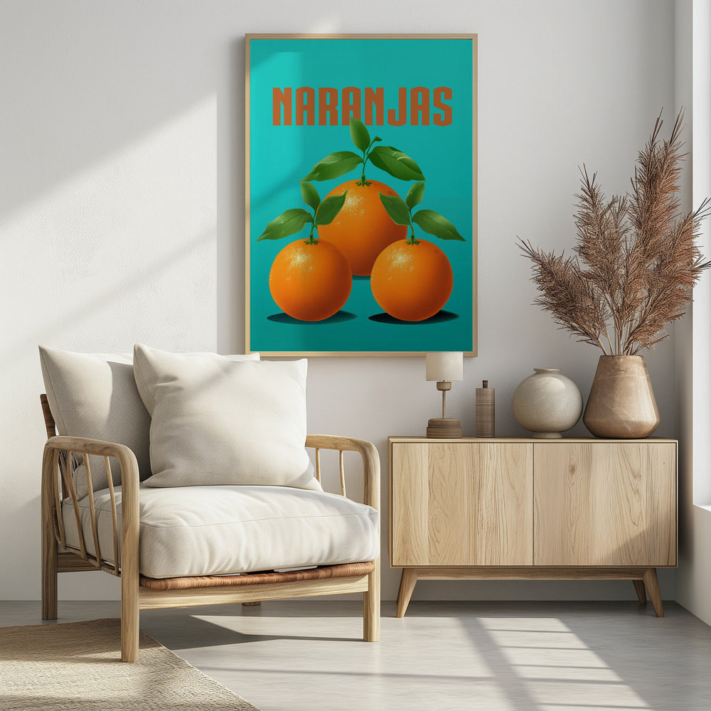 Naranjas - Poster / Art Print - interiör
