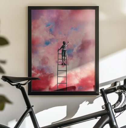 Cloud Painter - Poster / Art Print - interiör