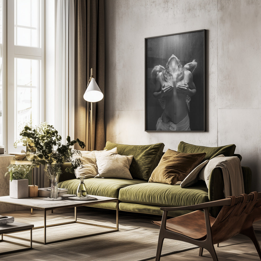 Fallen angel - Poster / Art Print - interiör
