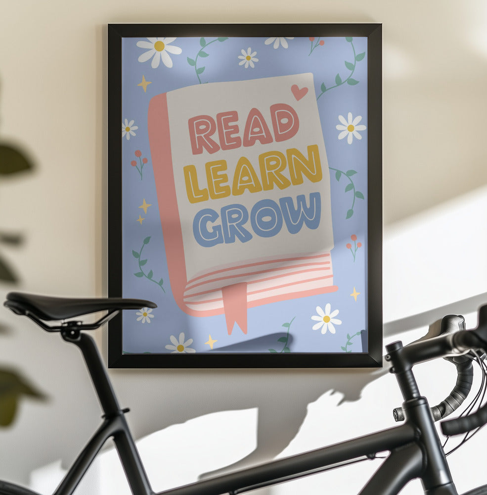 Read Learn Grow 4 - Poster / Art Print - interiör