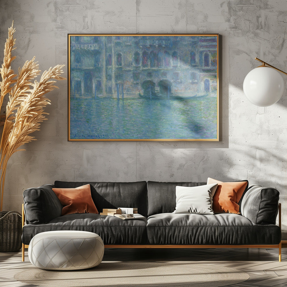 Palazzo Da Mula, Venice (1908) By Claude Monet - Poster / Art Print - interiör