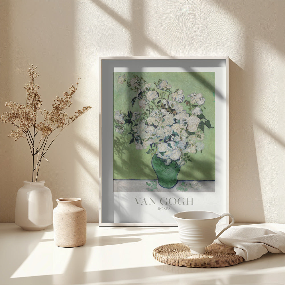 Roses - Poster / Art Print - interiör