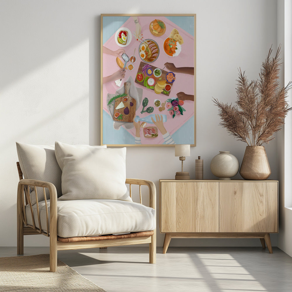 Brunch - Poster / Art Print - interiör