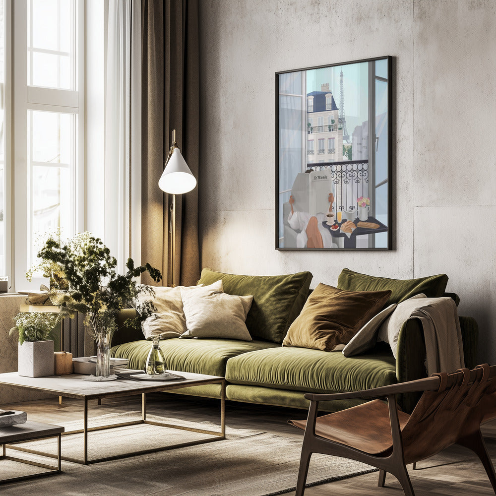Paris Balcony - Poster / Art Print - interiör