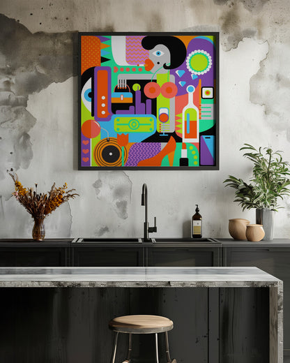 She's a woman - Poster / Art Print - interiör