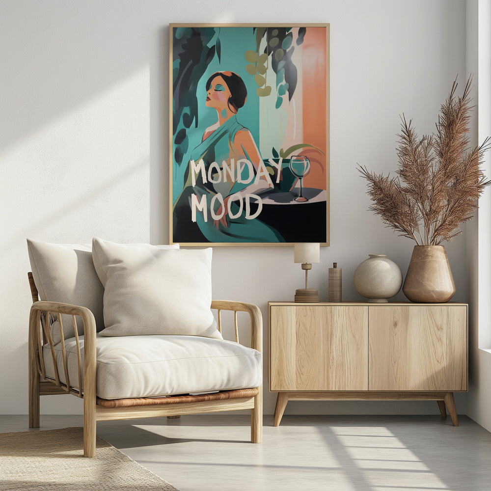 Monday Mood - Poster / Art Print - interiör
