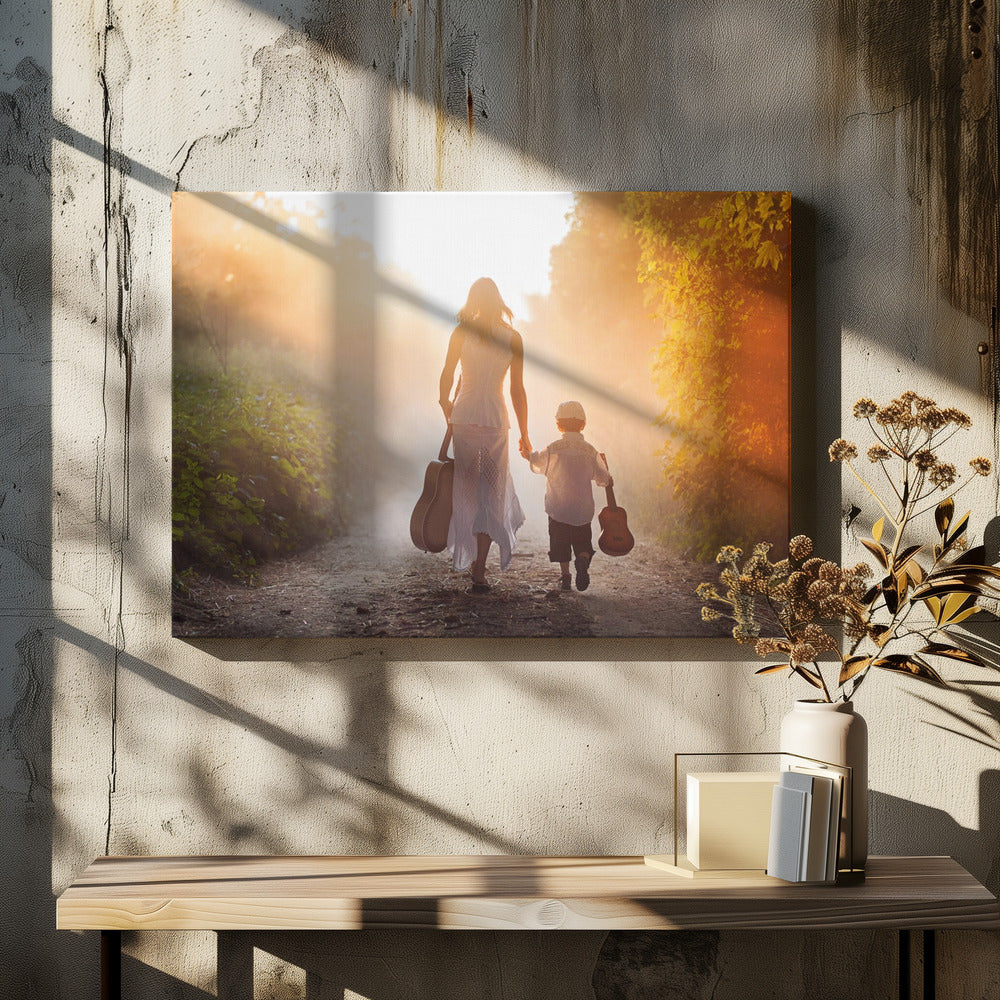 Forest musicians - Poster / Art Print - interiör