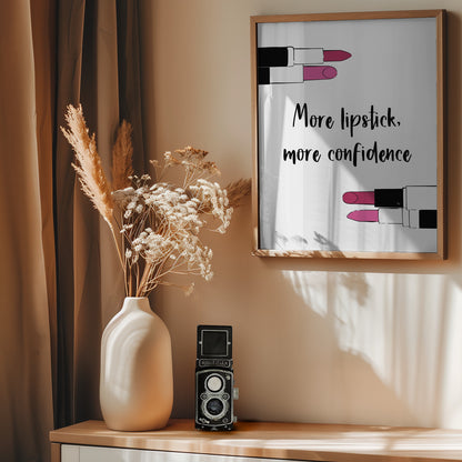 More Lipstick - Poster / Art Print - interiör