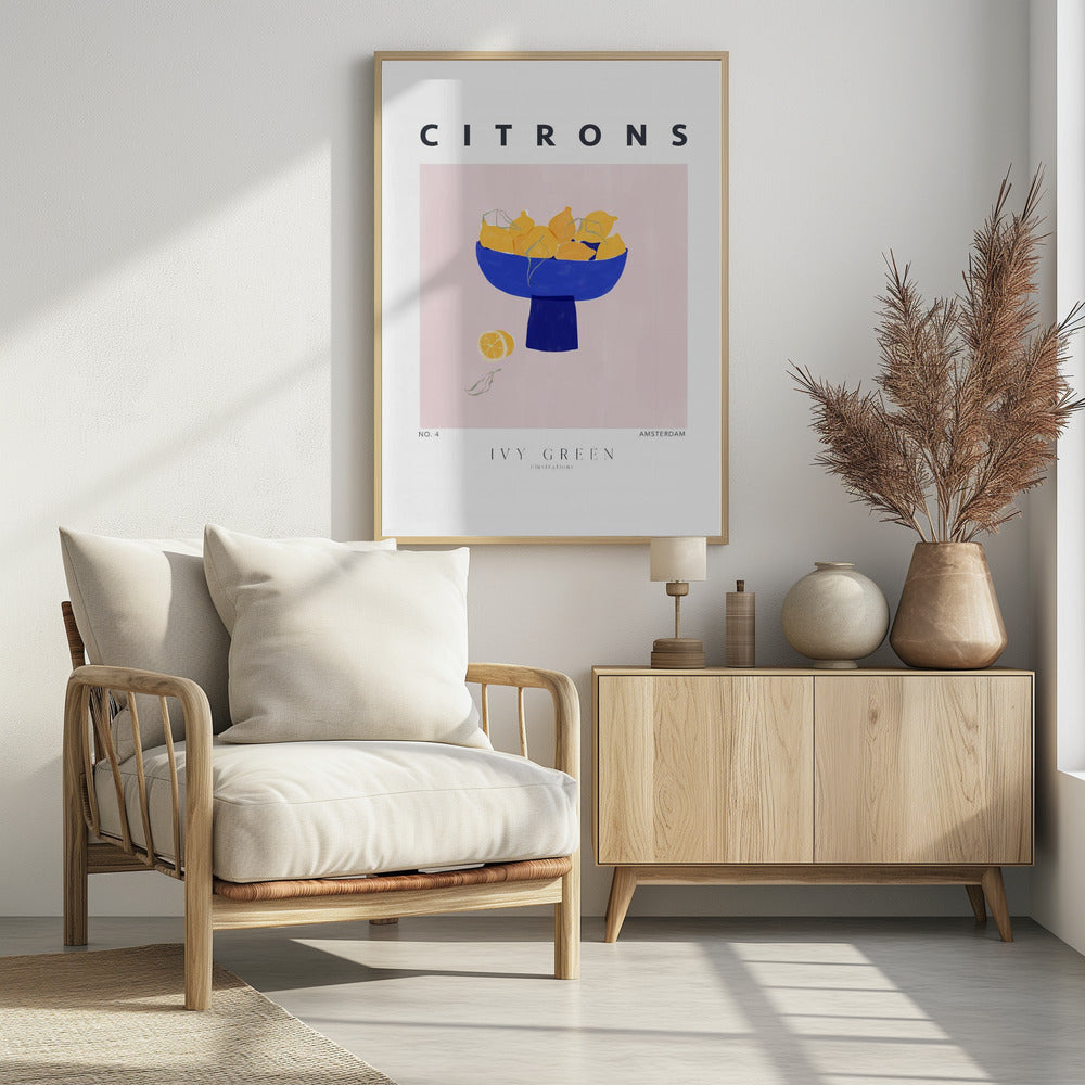 Lemons - Poster / Art Print - interiör