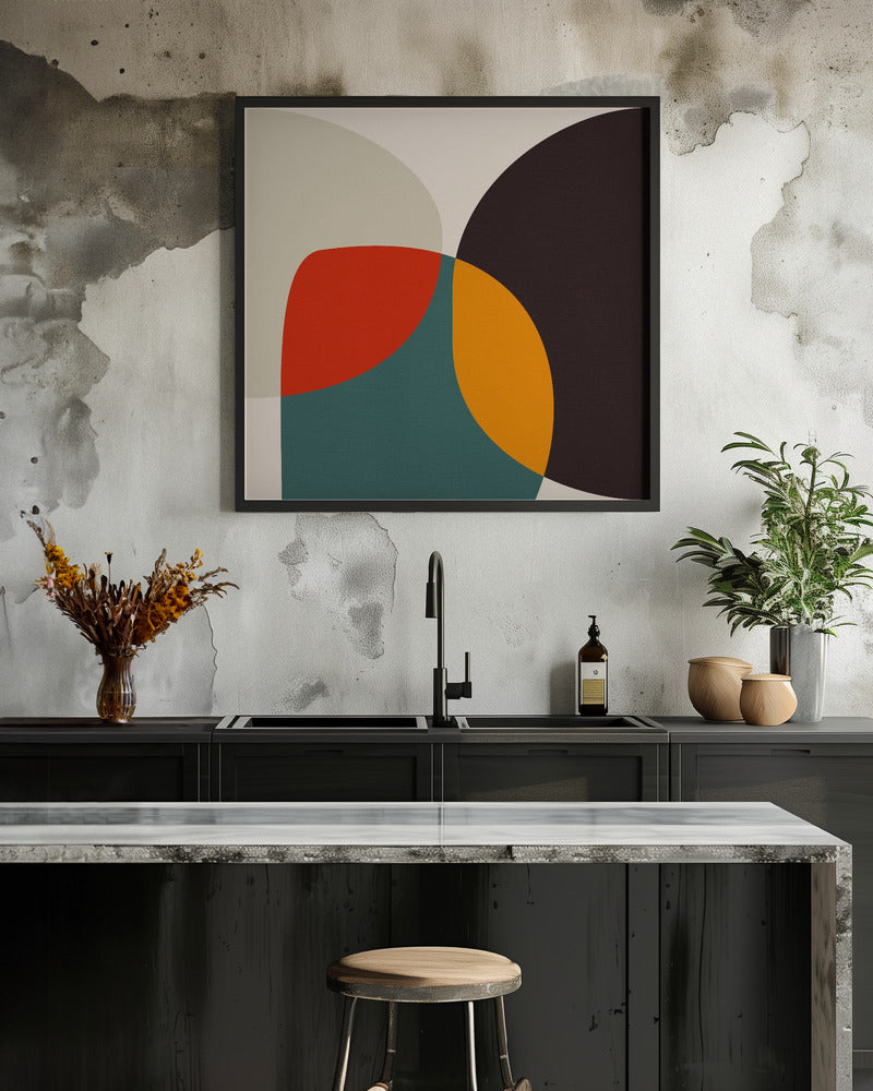 Bauhaus Modern Bold 3 - Poster / Art Print - interiör