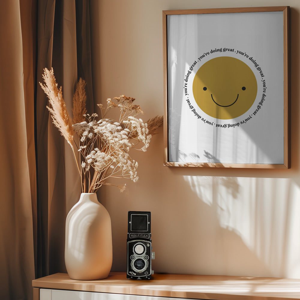 You're Doing Great - Poster / Art Print - interiör