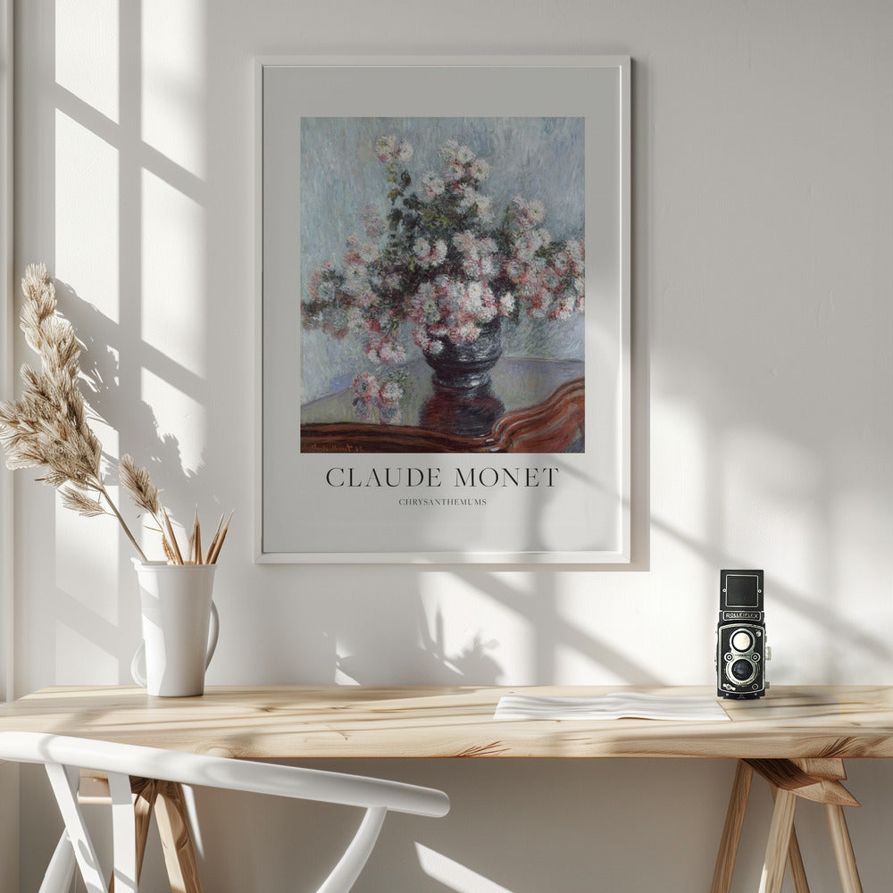 Chrysanthemums - Poster / Art Print - interiör