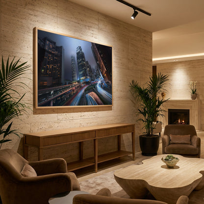 Hong Kong City Lights - Poster / Art Print - interiör