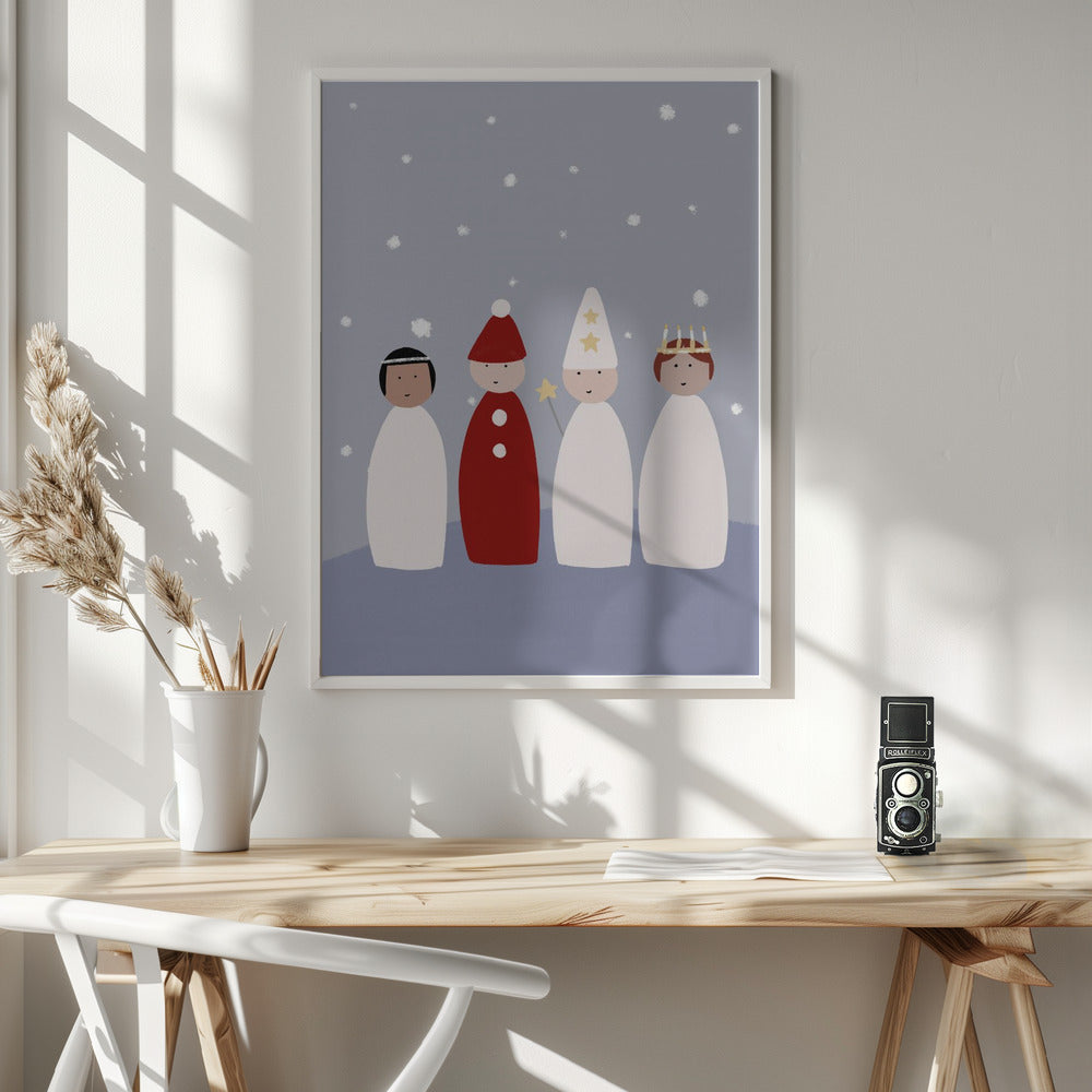 Swedish Lucia - Poster / Art Print - interiör