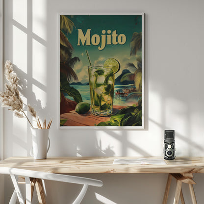Mojito Vintage - Poster / Art Print - interiör