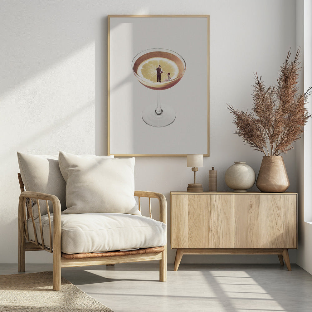 My drink needs a drink - Poster / Art Print - interiör
