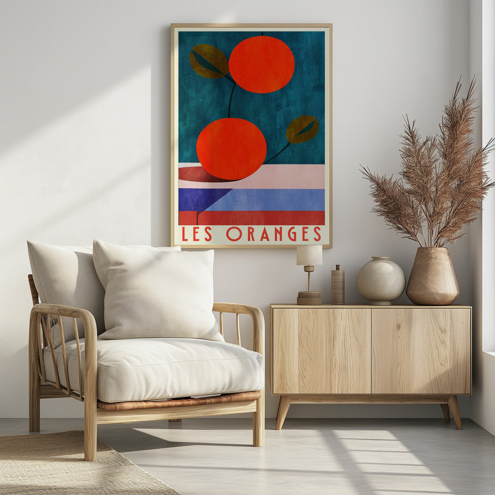 Les Oranges - Poster / Art Print - interiör