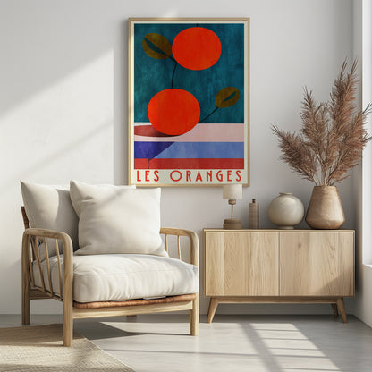 Les Oranges - Poster / Art Print - interiör
