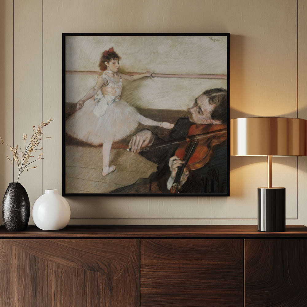 The Dance Lesson - Poster / Art Print - interiör