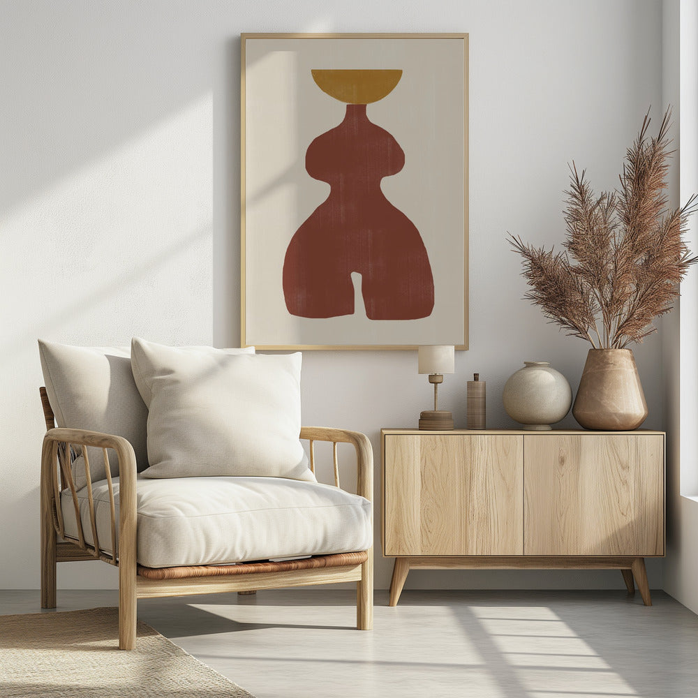 Vase No11. - Poster / Art Print - interiör
