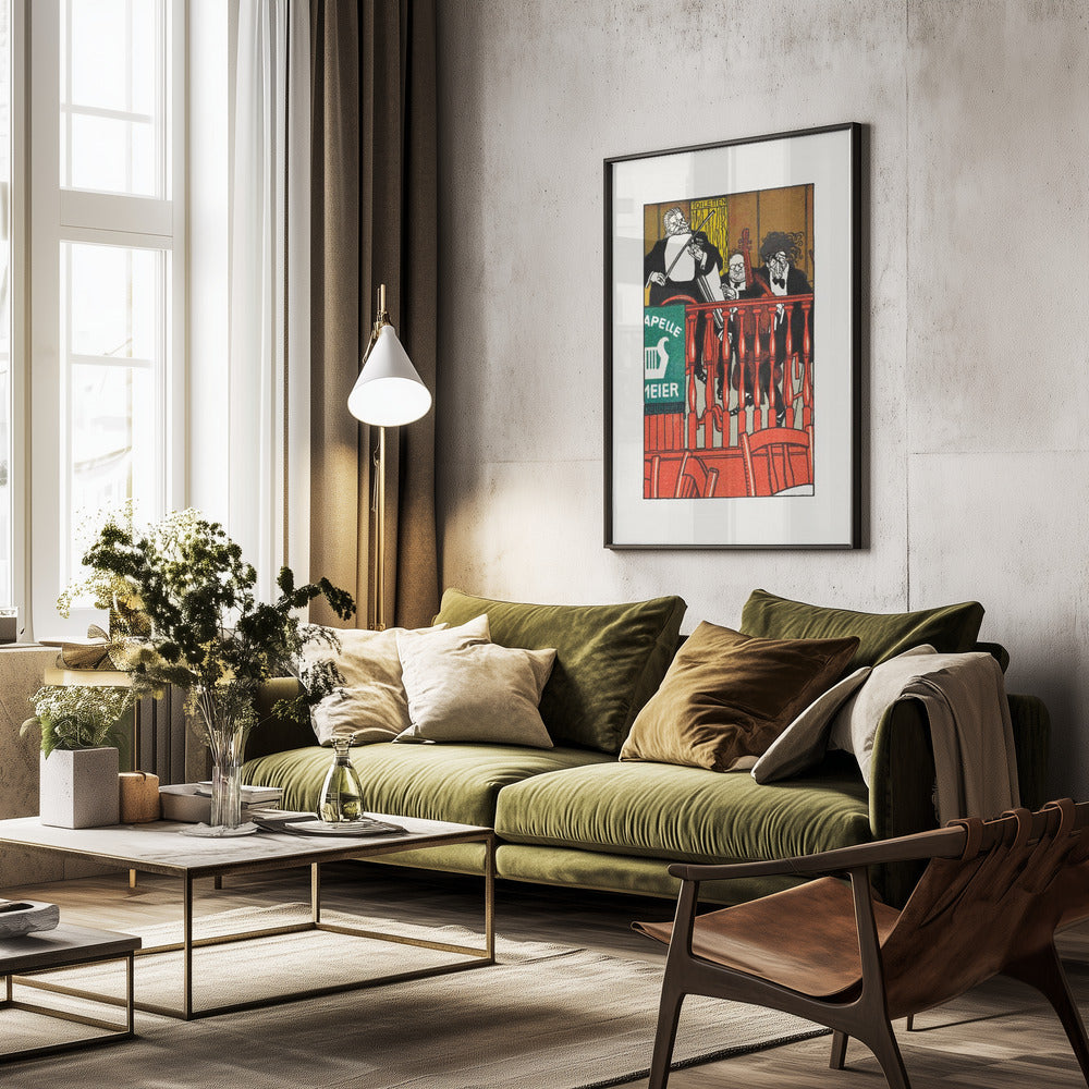 Salon Orchestra Meier - Poster / Art Print - interiör