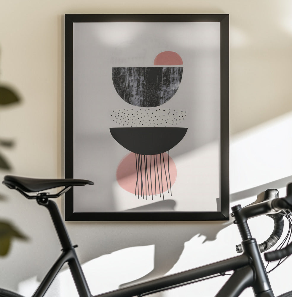 Abstract Minimalist Shapes No 5 - Poster / Art Print - interiör