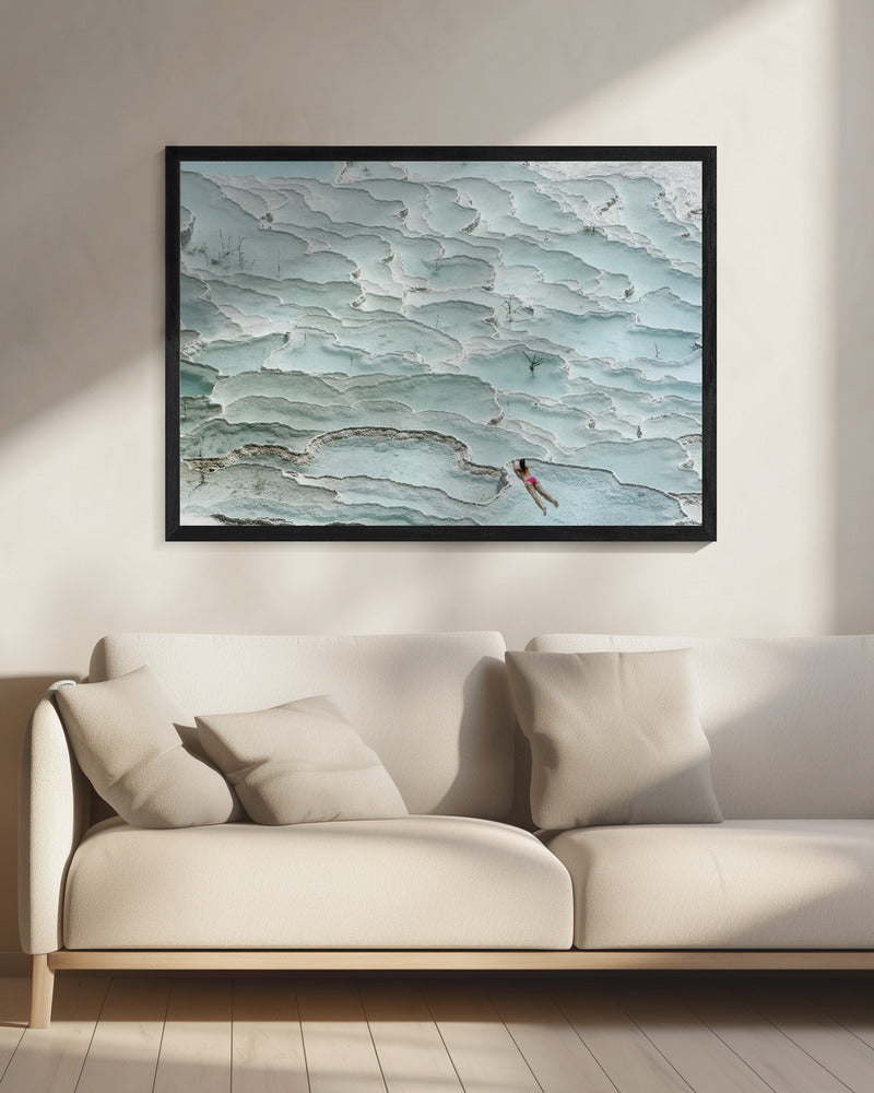 Turquoise Paradise - Poster / Art Print - interiör