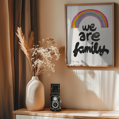 We Are Family - Poster / Art Print - interiör